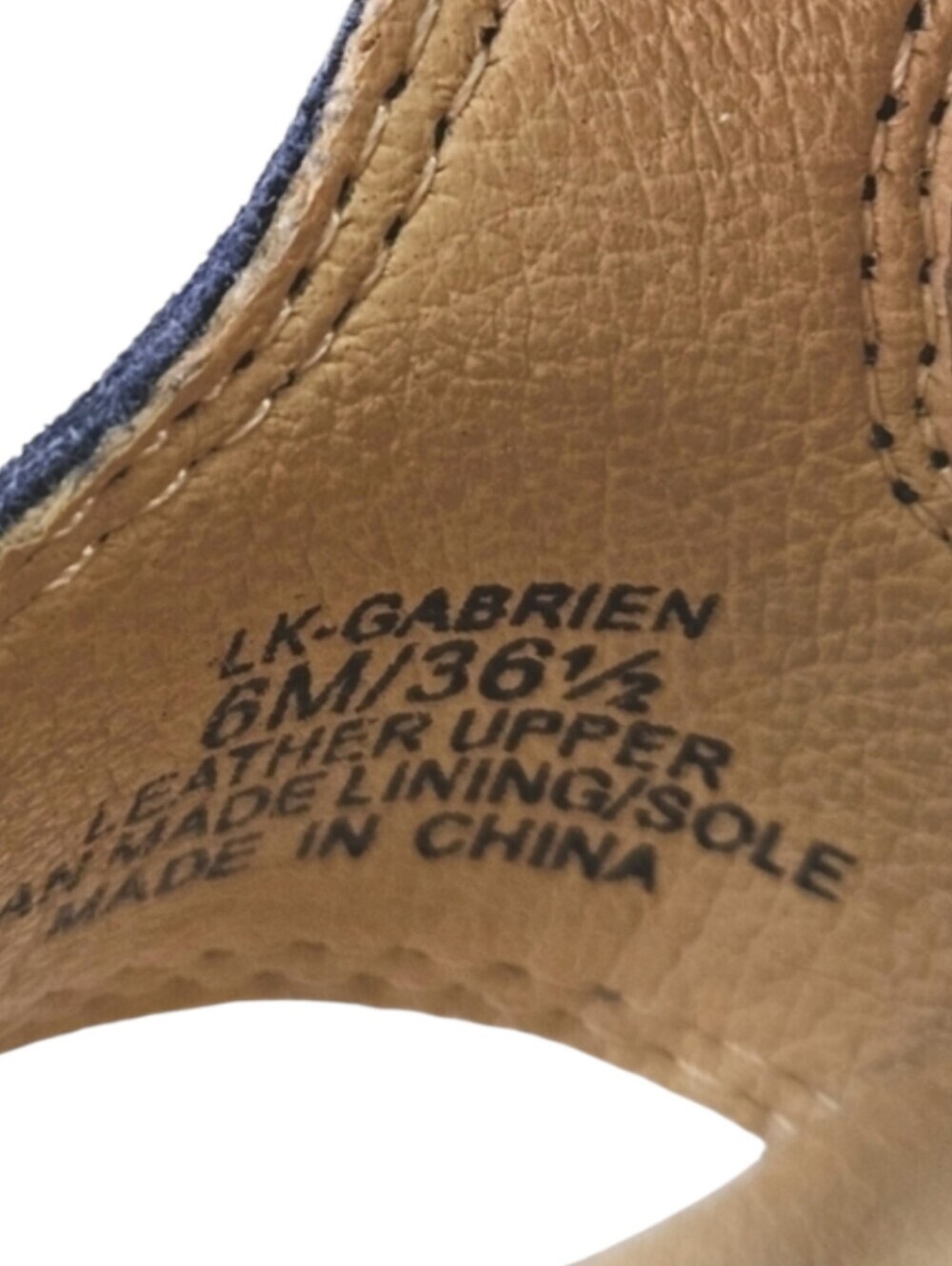 Lucky Brand Gabrien Espadrille Sandals Blue Tan Suede Size 6 - Picture 10 of 11